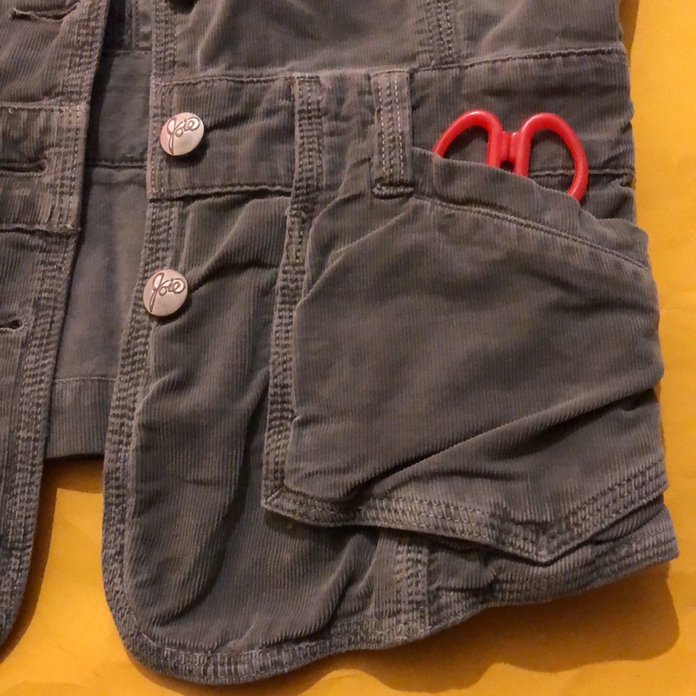 🟠 JOIE 🟠 vintage blazer jacket w/four pockets - Picture 8 of 14